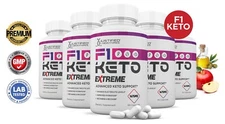 F1  Keto ACV Pills Extreme 1675MG New Improved Formula 5 Pack