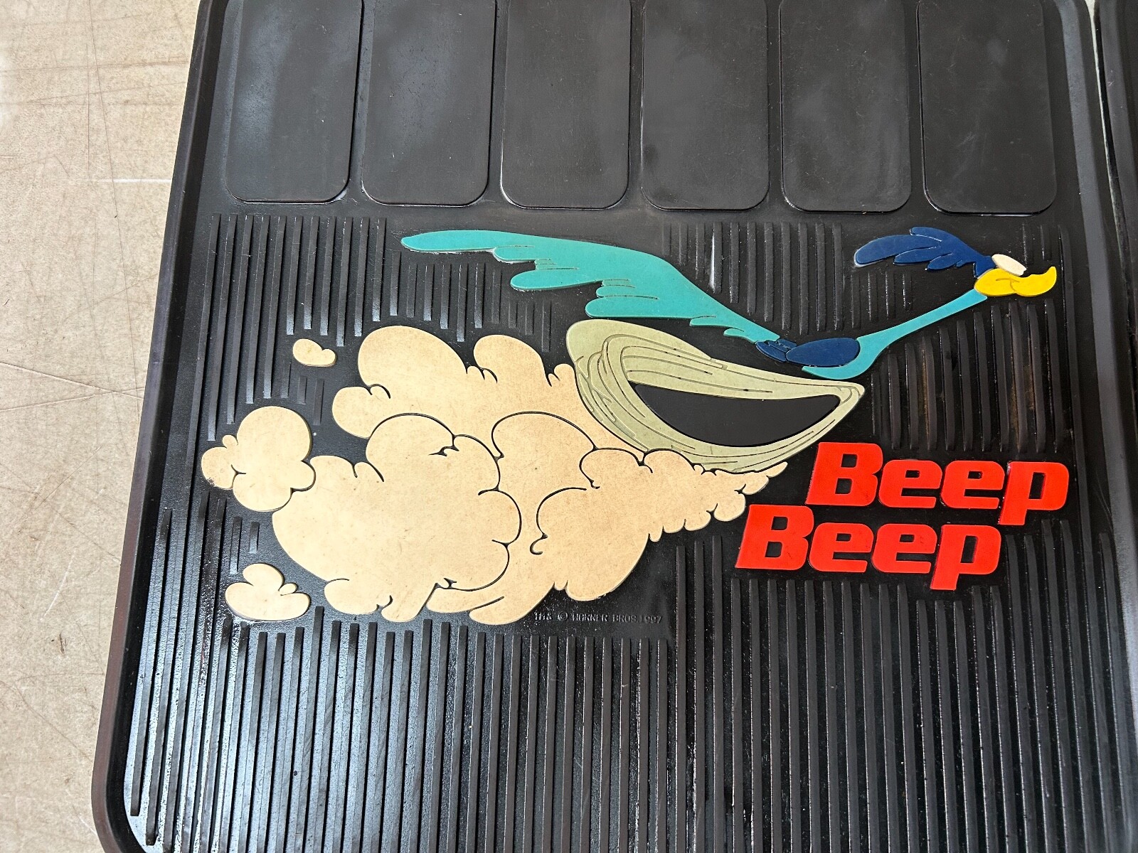 1968 1975 PLYMOUTH ROAD RUNNER FLOOR MATS BEEP BEEP RUBBER WARNER
