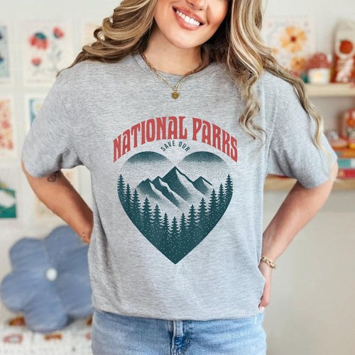Save Our National Parks Protect Our National Park Unisex T-Shirt - Picture 40 of 40