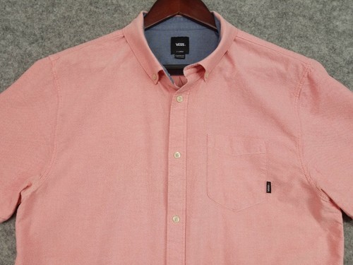 Van's Shirt Mens XL Classic Fit Peach 