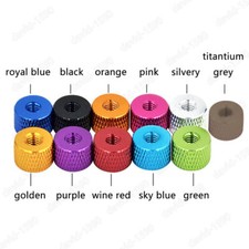 Select M3 M4 Aluminum alloy 6061 Multicolor Cylindrical Adjust Knurled Thumb Nut