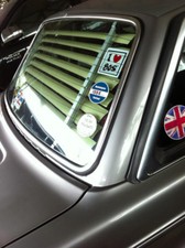 New Rear Venetian Blind For Volvo240 244 Sedan Chrome