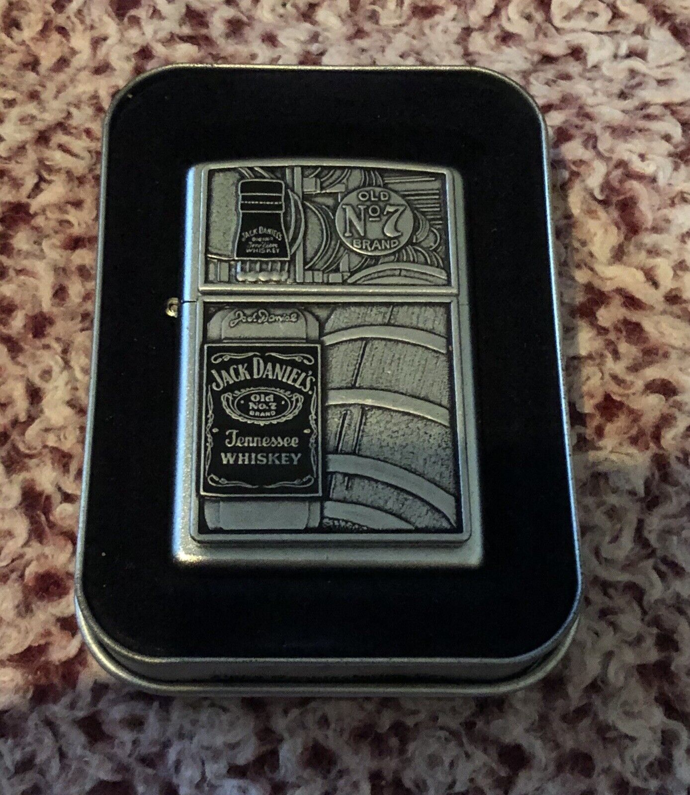 Zippo Lighter Jack Daniels N07 Emblem 2005 Design