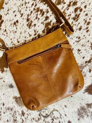 Rowallan Of Scotland slim leather across body or shoulder bag