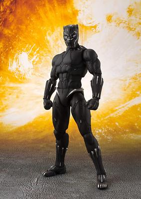 Black Panther スタチュー S.H.Figuarts Avengers Infinity War Black Panther Effect Rock