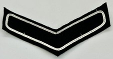 British Military Issue Rifles Regiment Dark Green Lance Corporal Rank Patch