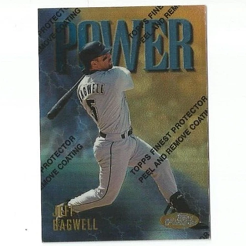 1997 Finest JEFF BAGWELL Rare Refractor Promotional SAMPLE #159
