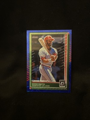 2025 Donruss - Ozzie Smith #3 Optic Blue Velocity
