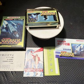 Super Xevious GAMP No Nazo Namco Famicom FC CIB NTSC-J Japanese Version Japan