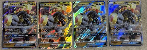 Kommo-o GX Pokemon Sun & Moon Black Star Promo #SM71 X4 MP/HP (see Pictures)