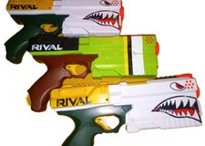 Lot Of Nerf Rival XVIII-500 Blaster Used