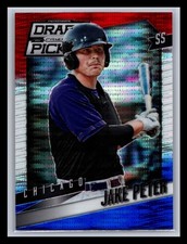 2014 Panini Prizm Draft Picks #27 Jake Peter Red White Blue Chicago White Sox