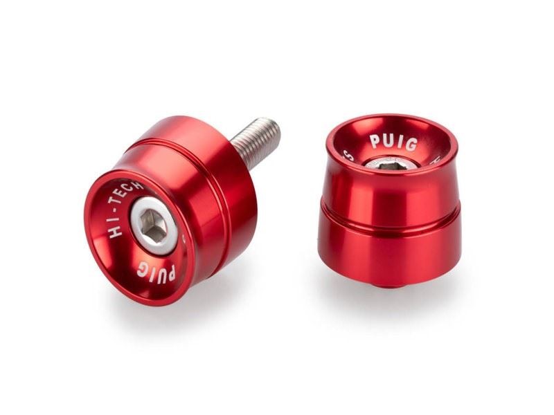 Puig Red Speed Bar Ends Yamaha MT-09 Tracer 2015-2017