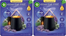 Image of 2 x Air Wick Essential Oil Mist Kit, Diffuser & Refill - Sleep