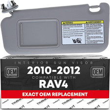Sun Visor Replacement Set Left Right - Compatible With 2006-2013 Toyota Rav4