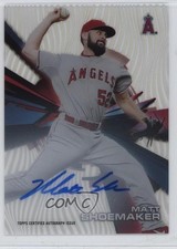 2015 Topps High Tek Auto Pattern 1 Grass/Waves Matt Shoemaker #HT-MSR Auto 0b2