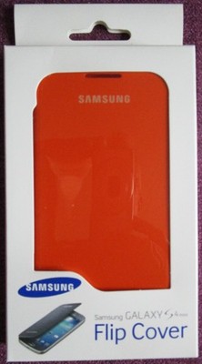 Samsung Galaxy S4 mini Flipcover orange Neuware OVP kostenl. Versand