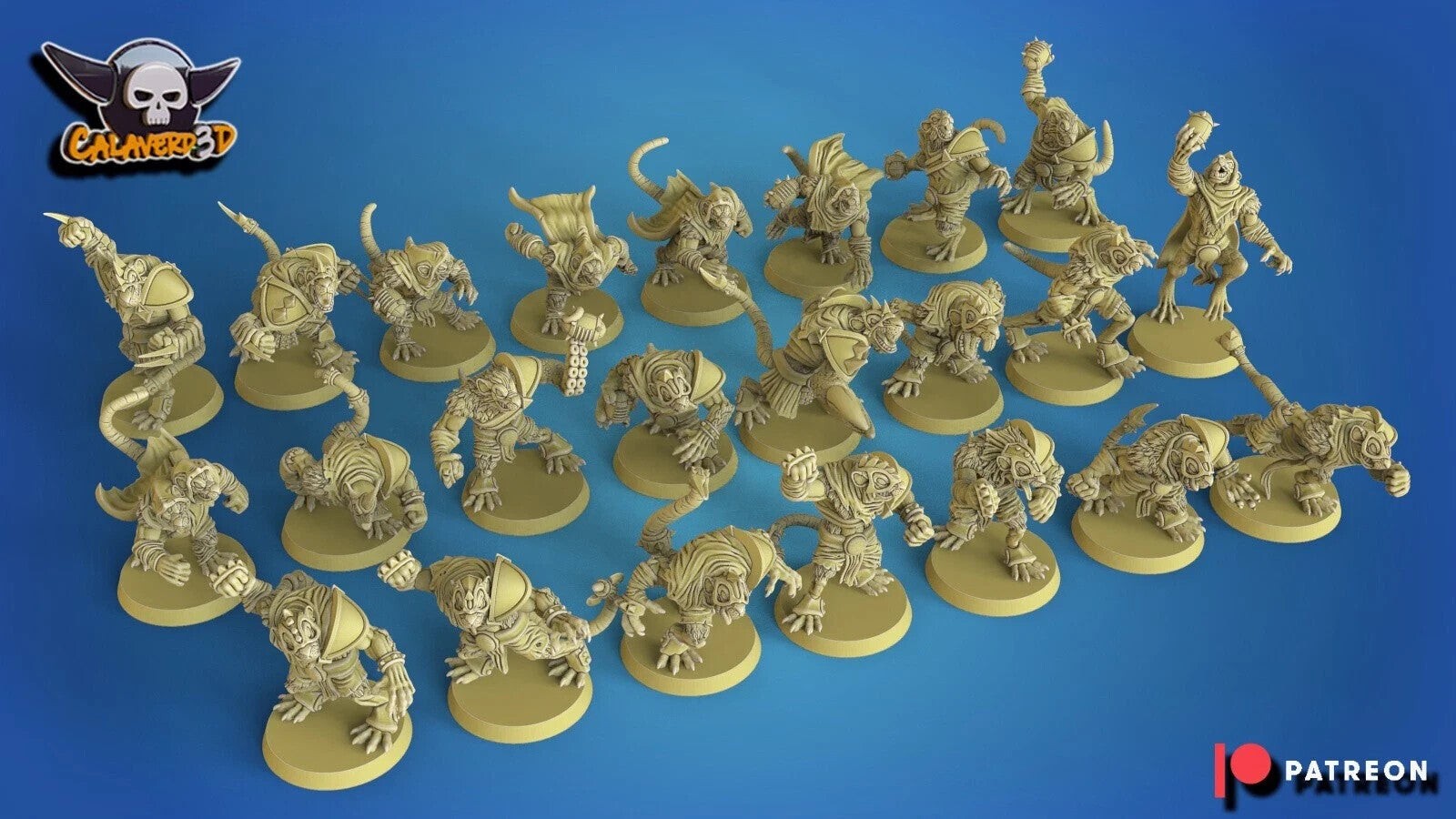 Figurine Rat Fantasy Football anti casse en résine renforcée pour joueurs fatigués du plastique