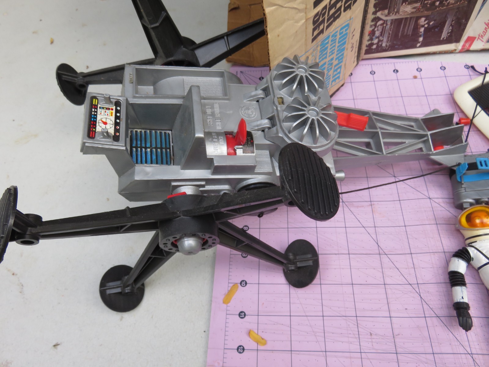 Mattel 1968 Major Matt Mason Man in Space Station & Crawler Set in Box Complete