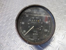 Vintage Triumph Tr250 Tr6 Smiths 140 Mph Speedometer Speedo 140mph Vintage Triumph Tr250 Tr6 Smiths 140 Mph Speedometer Speedo 140mph