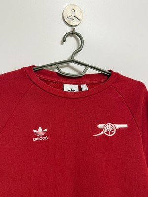Adidas Originals Arsenal 21/22 Red Crewneck Sweatshirt Men's Size