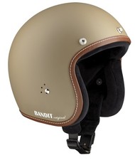 BANDIT Premium JETHELM sand Chopperhelm Helm JET