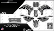 Razor SX500 graphics kit decals THICK AND HIGH GLOSS 