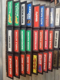 INTV System III [Intellivision] Model 3054 w/ Box 40+ Games Overlays & Manuals