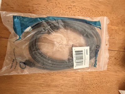 CAT5e Ethernet Cable 10ft Black RJ45 Patch Cord - Cables To Go - New