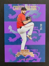2025 Panini Crusade - Carter Holton, Carter Holton #137 Purple /99 (RC) Braves 