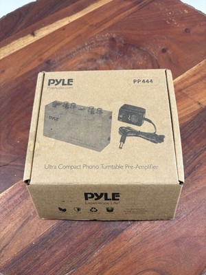 Pyle Audio Pp444 Ultra Compact Phono Turntable Preamp Brand New