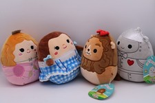 Squishmallow Wizard Of OZ 85th Anniversary Lot Of 4 Dorothy Tin Man Lion Glinda