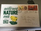 GB STAMPS RARE FIRST DAY COVER 1963 NATURE WEEK LONDON PHOSPHOR