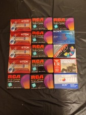 Lot Of 15 Hi-Fi Stereo Audio Cassette 60  90 Minute Blank Tapes, Sealed