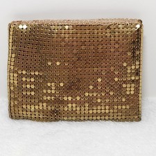 Vintage Duramesh Gold Tone Mesh Bifold Wallet Made In The USA