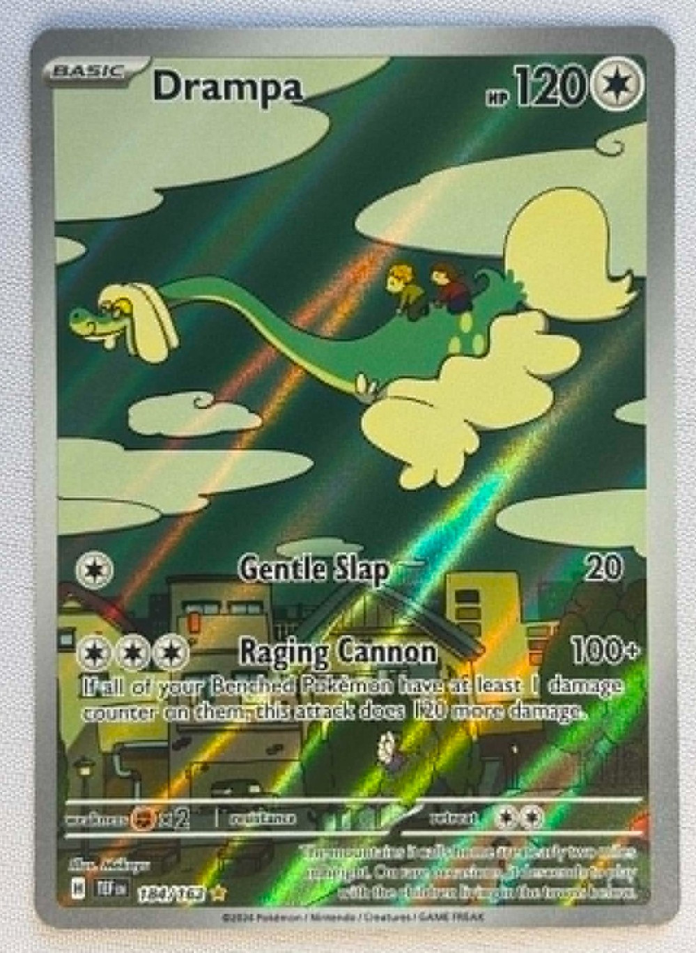 Pokémon Temporal Forces - Drampa 184/162 - Illustration Rare - NM/M Condition