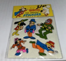 Vintage 1979 Underdog Puffy Stickers #900 Taiwan