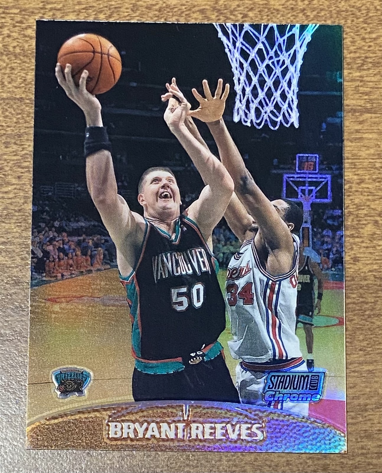 Bryant Reeves 1999-2000 Stadium Club Chrome Refractor #67 - Grizzlies