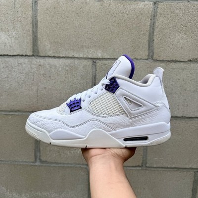 Jordan 4  Purple Metallic  - Size 9M - No Box - Used Great Condition - AUTHENTIC