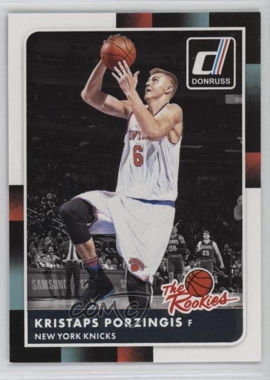 2015-16 Panini Donruss The Rookies Kristaps Porzingis #32 14z2