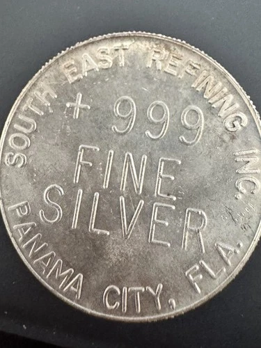 Vintage South East Refining Inc. 1 oz  .999 Fine Silver - Panama City, Florida