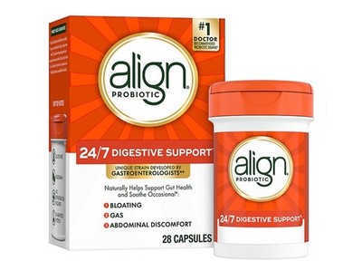 Align 24/7 Digestive Support Probiotic Supplement 28 Caps EXP FREE SHIP