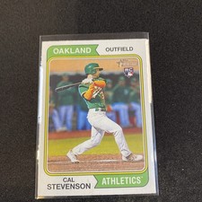 2023 Topps Heritage - Cal Stevenson #176 (RC)