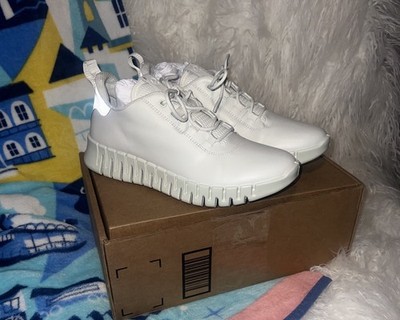 NIB ECCO Women's Gruuv Comfort Sneaker, Sustainable Premium Leathers,- 9-9.5
