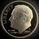 1993-S GEM PROOF Roosevelt Dime 10C Clad DEEP CAMEO Coin From US Mint Proof Set