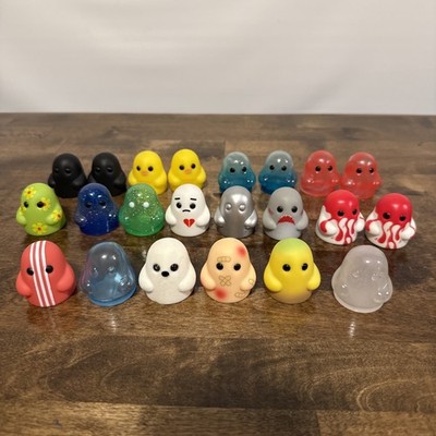 Bimtoy Tiny Ghost Blind Bag 1.5  Tall Minis Vinyl Mixed Lot Of 24 Series 1 2 3