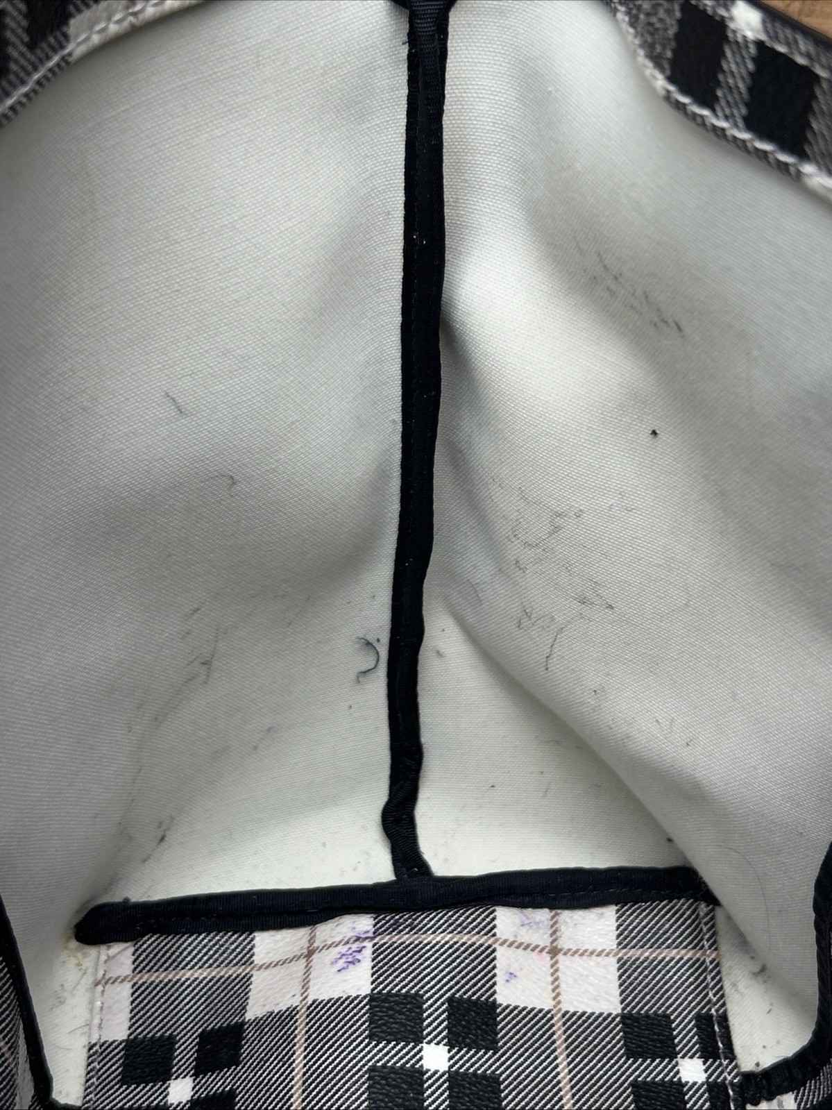 KATE SPADE Hawthorne Lane Plaid Ryan Tote Light Shale Coated Canvas thumbnail 12