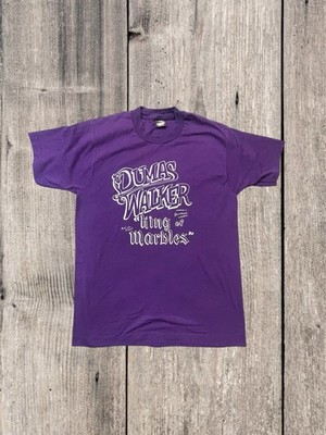 Vintage 90s Dumas Walker King of Marbles Purple T-Shirt Size Large