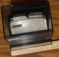 Vtg Rolodex #S300C Desktop Card File USA No missing index cards no address cards