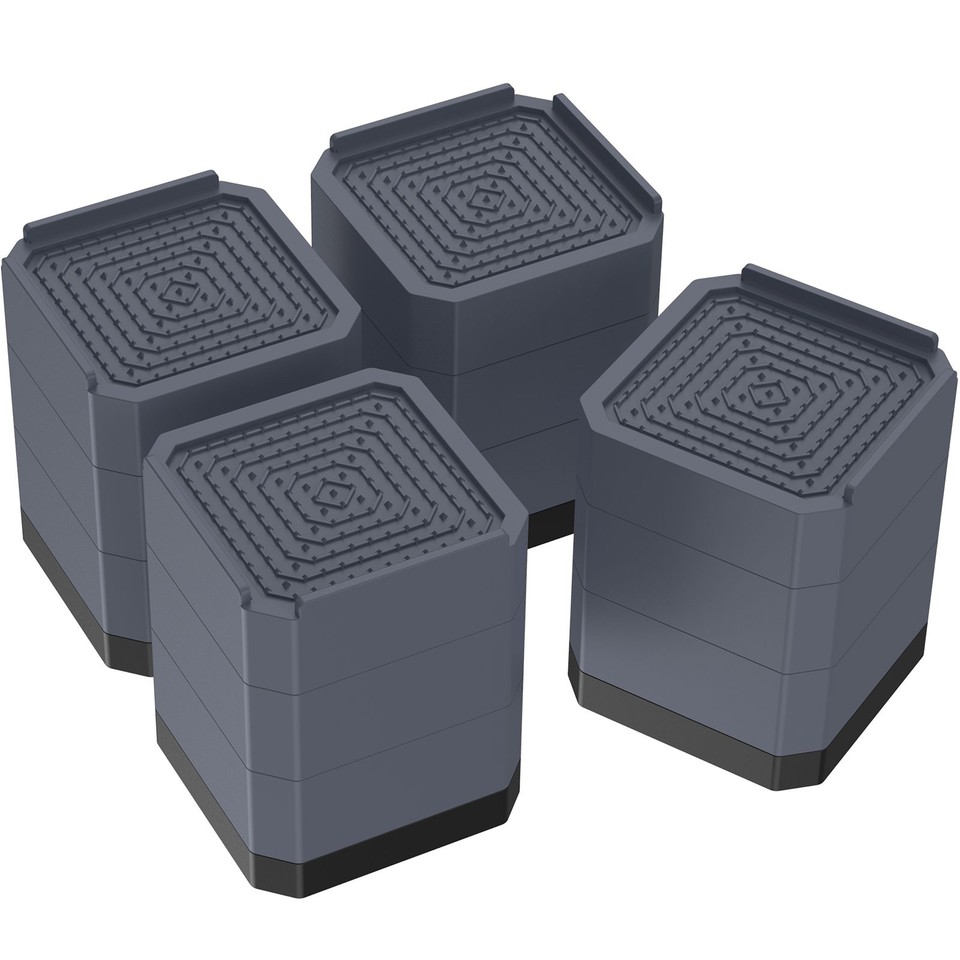 Bed Risers 3-Layer Detachable Adjustable Furniture Risers Heavy-Duty ...